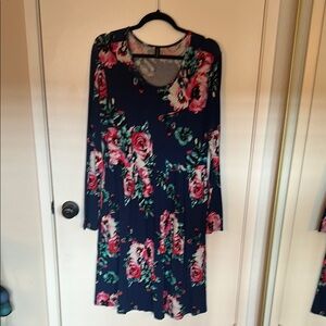 Floral Long Sleeve Dress